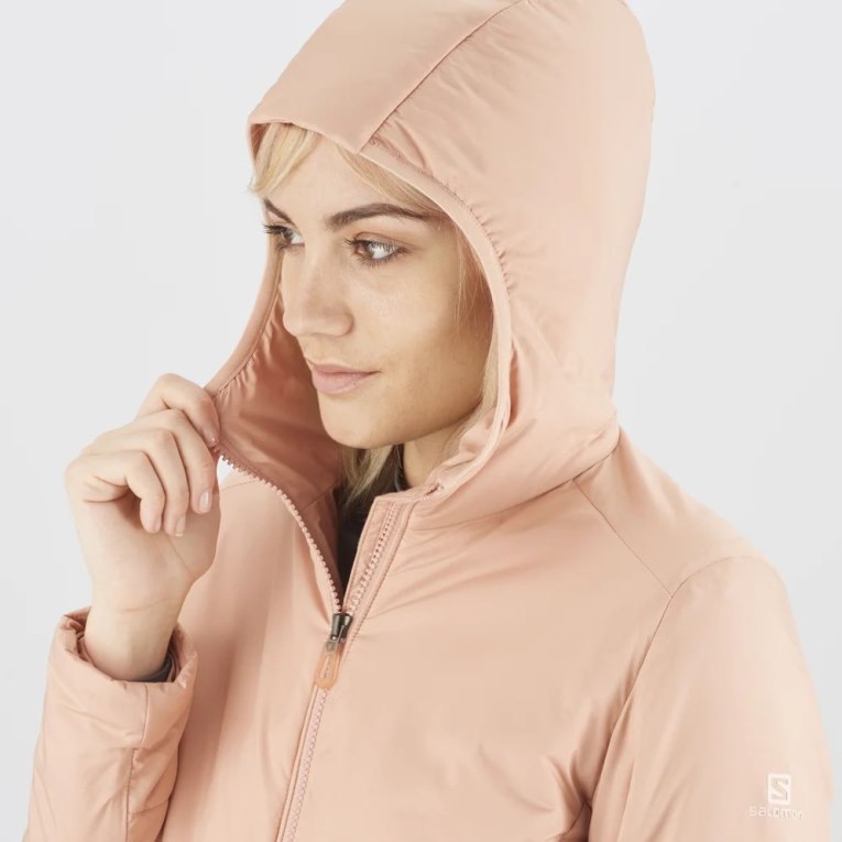 Apricot Salomon Outrack Women's Insulated Jackets | IE BD8046